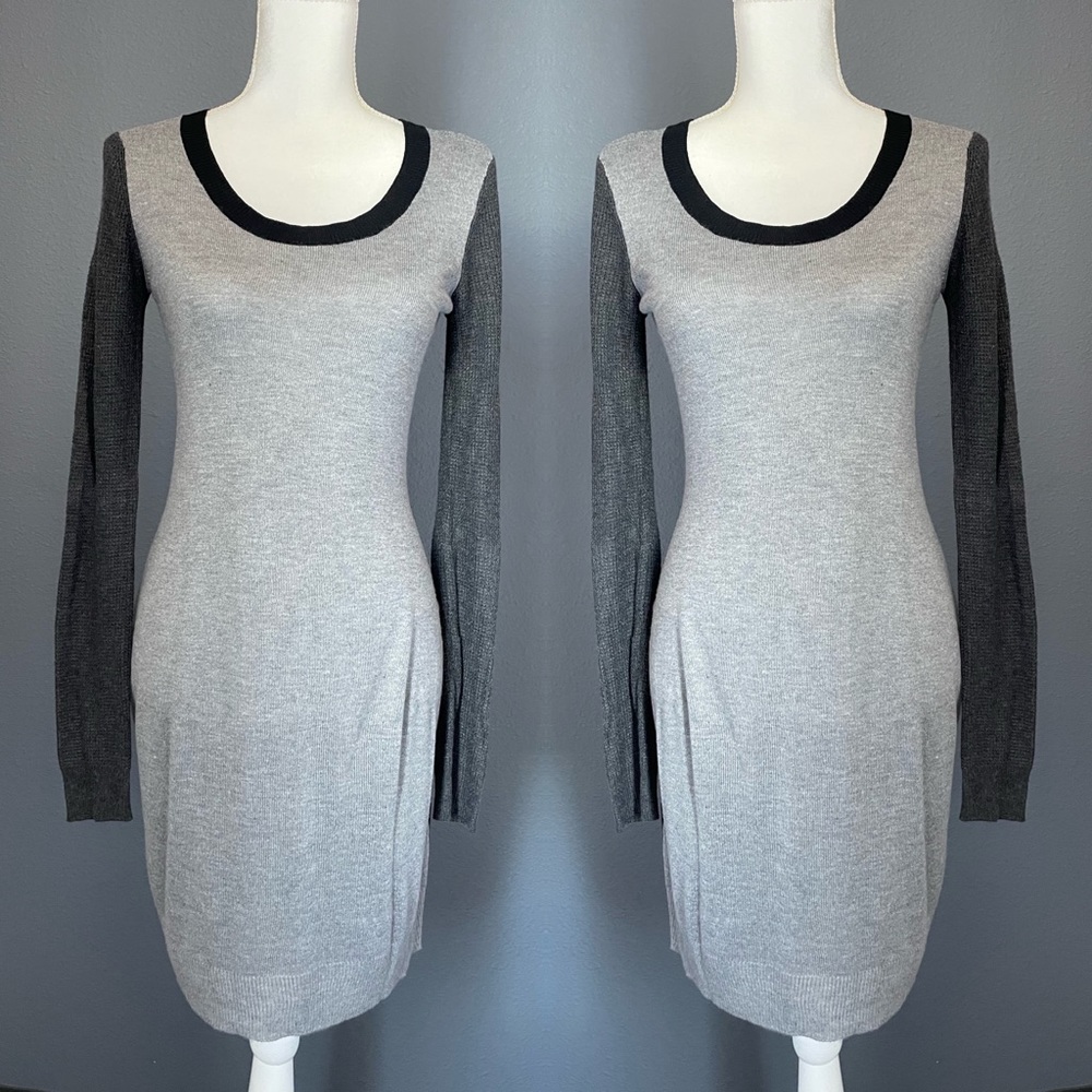 Long stretchy long sleeves sweater dress size XS